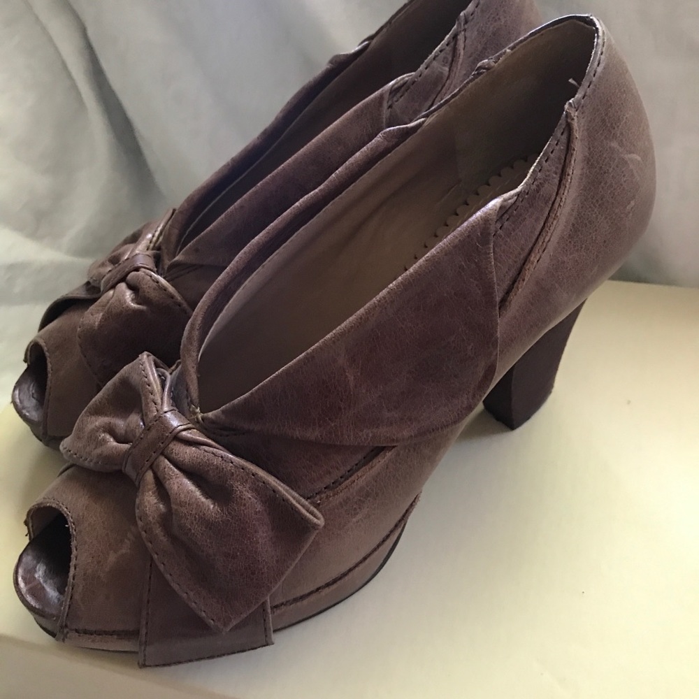 Anthropologie Nava open toe shoes size 7 - Picture 2 of 5